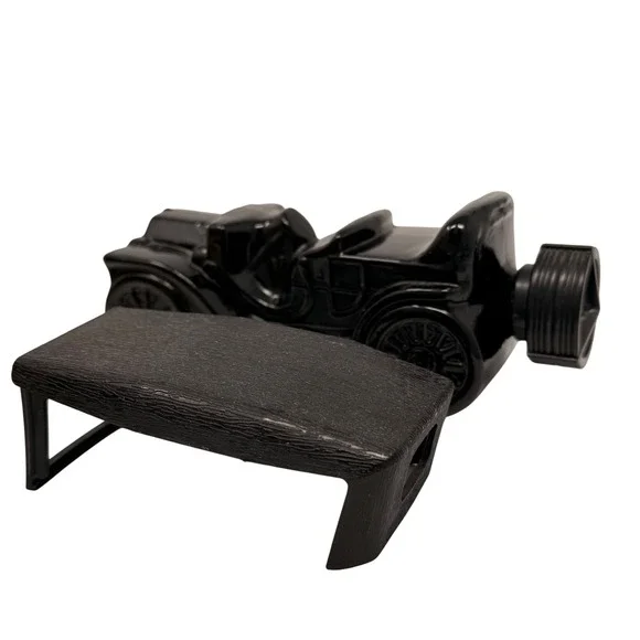 NOS Avon Touring T After Shave Bottle Men 6oz Black  Vintage Decanter - Picture 11 of 16